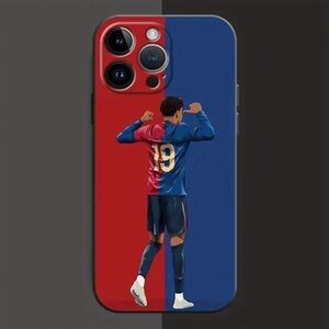 Casetify Red and Blue Soccer Player Phone Case